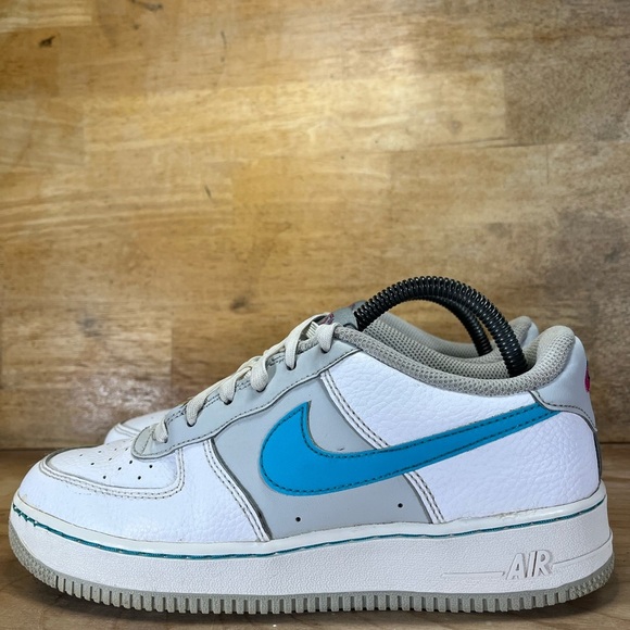 Nike NBA x Air Force 1 '07 LV8 75th Anniversary Fiesta Womens Sz 8.5 (7Y) Shoes - Picture 4 of 10